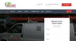 Desktop Screenshot of miami-heating.com